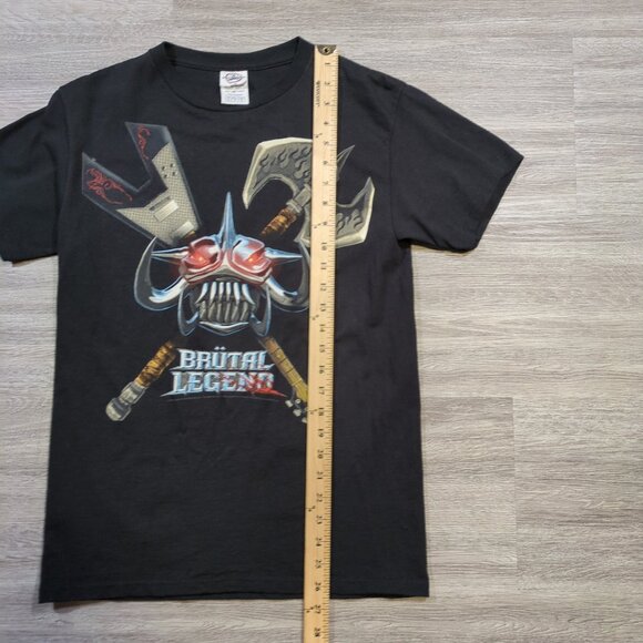 Brutal Legend Men's Small T Shirt Xbox 360 Video Game 2009 Black Ozzy Metal Rock - Picture 7 of 7